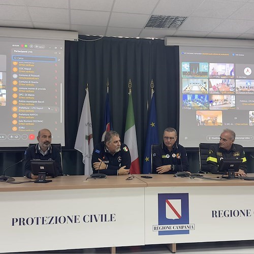 Esercitazione di protezione civile<br />&copy; Protezione Civile Regione Campania