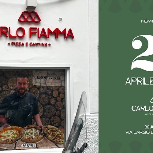 Amalfi: apre Pizza Cantina di Carlo Fiamma