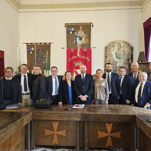 Il Sottosegretario di Stato Ferrante incontra i Sindaci della Costa d'Amalfi<br />&copy; Comune di Amalfi