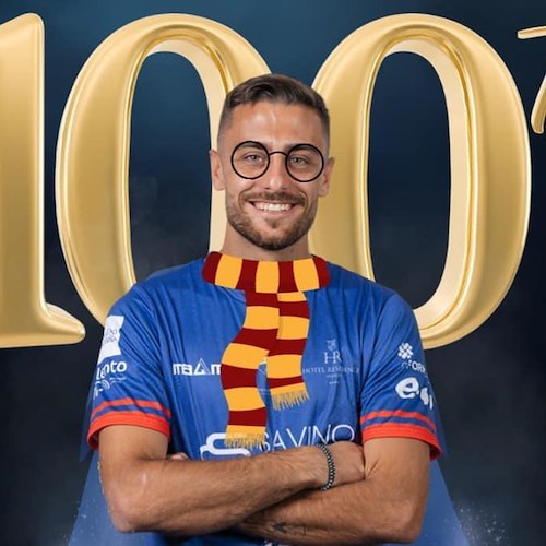 FC Costa d’Amalfi, Mauro Infante raggiunge le 100 presenze in maglia biancazzurra<br />&copy; FC Costa d’Amalfi