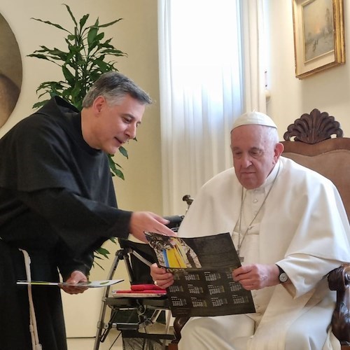 Padre Enzo e Papa Francesco<br />&copy; Padre Enzo Fortunato