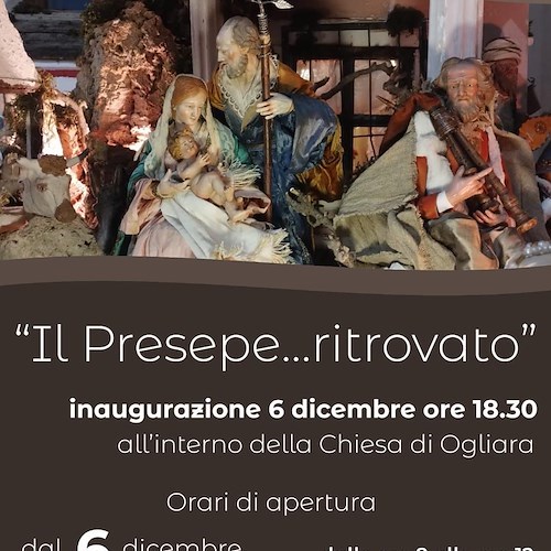 Salerno, 6 dicembre l’inaugurazione de “Il presepe ritrovato nella frazione di Ogliara