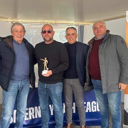 Premiato Mister Gino Proto<br />&copy; Giornale del Cilento