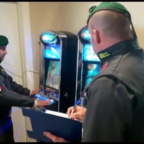 Slot truccate nel Casertano<br />&copy; Guardia di Finanza