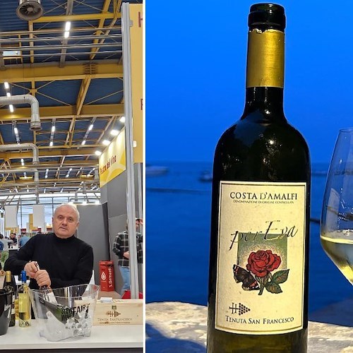 “Slow Wine Fair”, il Costa d’Amalfi DOC Per Eva tra i 12 migliori vini secondo il Gambero Rosso