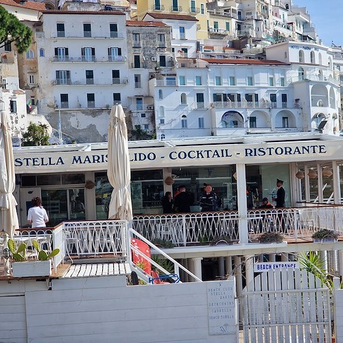 Stabilimenti permanenti sulla spiaggia di Amalfi, ieri la riconsegna dell’area demaniale al Comune<br />&copy; Massimiliano D’Uva