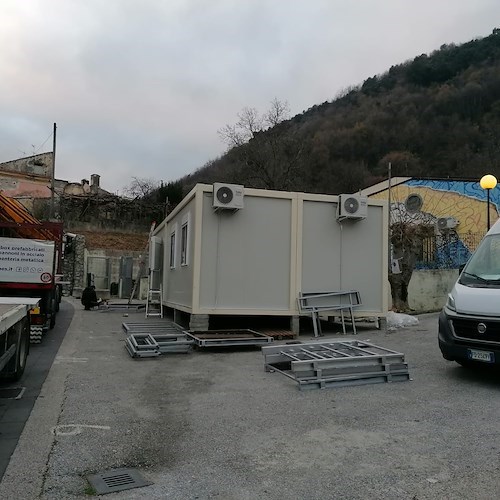 Tramonti, al via i lavori per il progetto Polis: gli uffici di Poste Italiane dislocati in un container