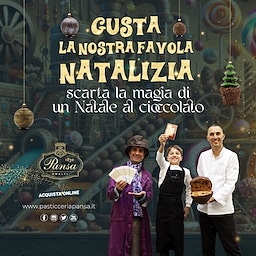 La Pasticceria Pansa di Amalfi augura a tutti i nostri lettori un felice Natale e vi invita a gustare la loro favola natalizia scartando la magia di un Natale al cioccolato